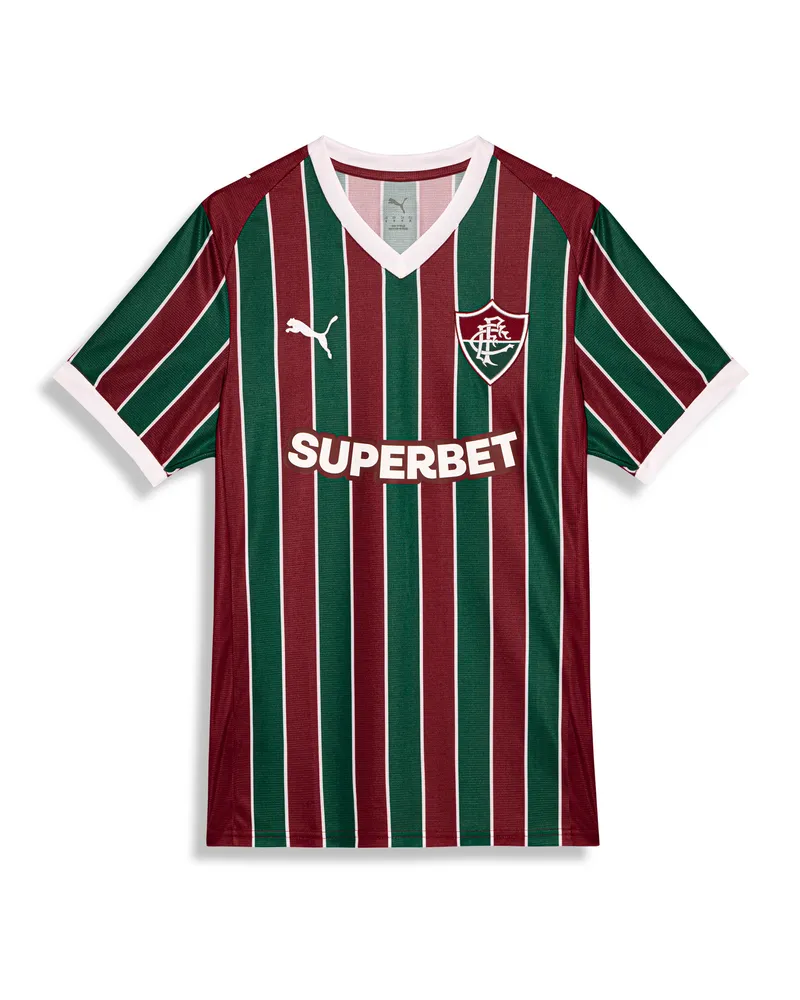Puma Maglia Home Fluminense Torcedor 2026 da uomo, Accessori, Rosso Red