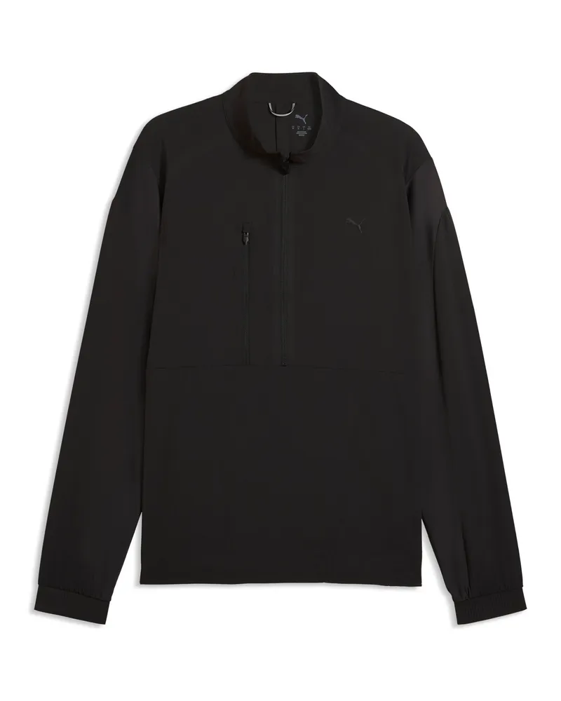 Puma Giacca a vento da golf da uomo, Abbigliamento, Nero Black