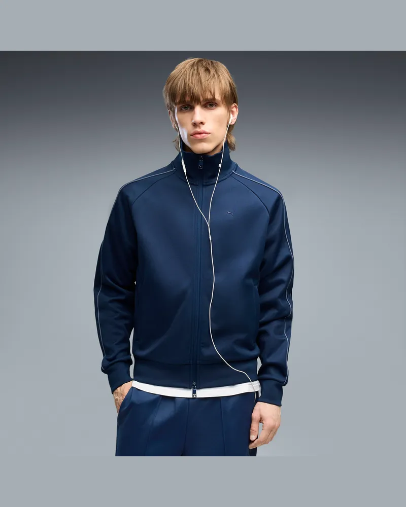 Puma Giacca da corsa T7 da uomo, Abbigliamento, Blu Blue