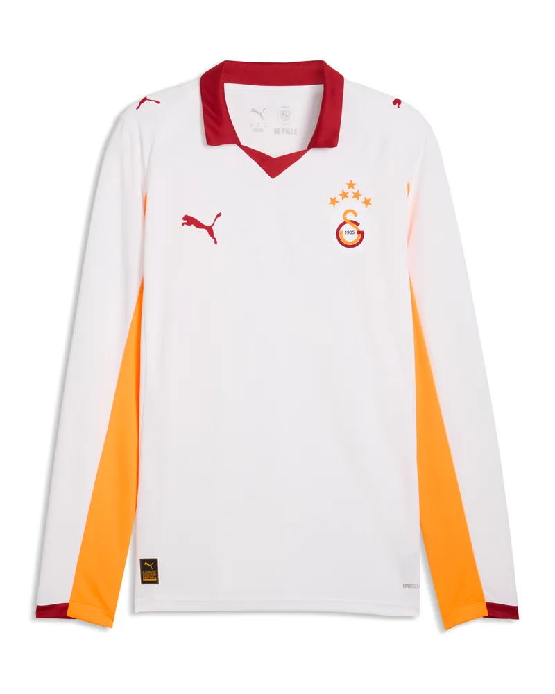 Puma Maglia gara Away a maniche lunghe Galatasaray SK da uomo, Accessori, Bianco White