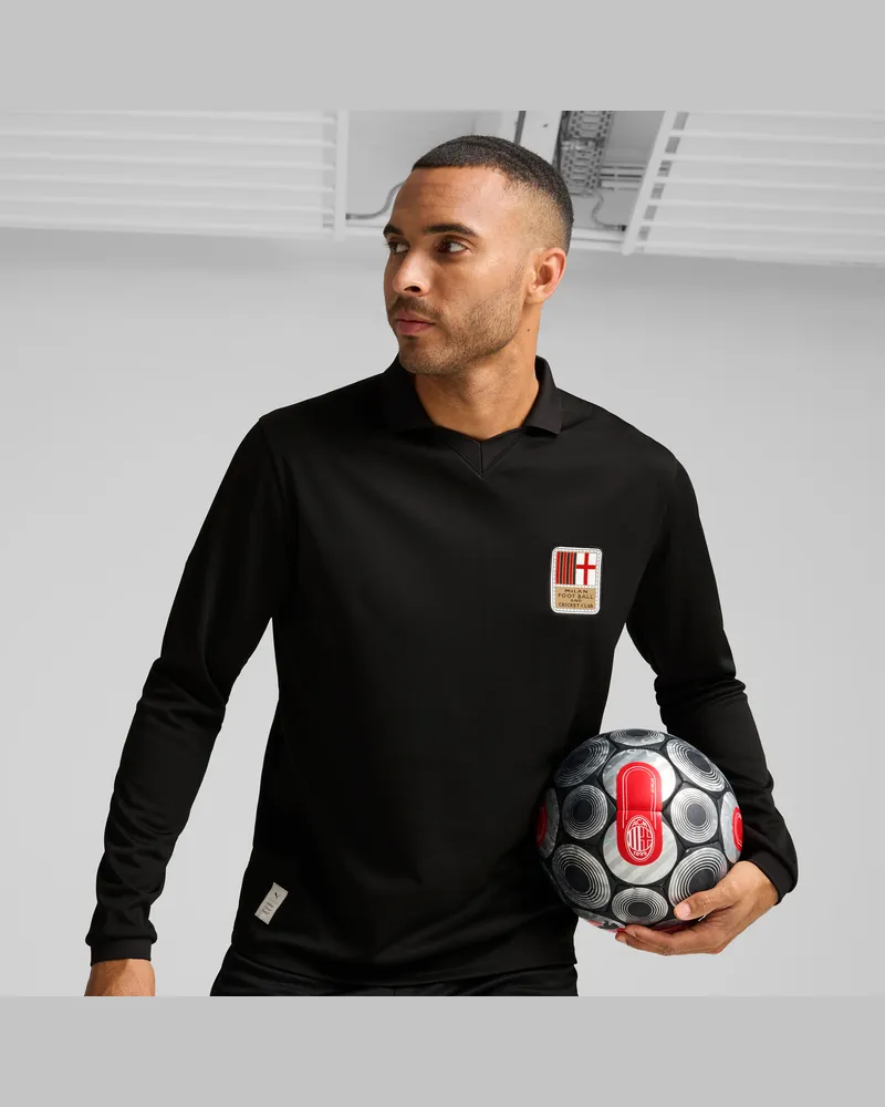 Puma Maglia celebrativa 125° anniversario dell’AC Milan da uomo, Abbigliamento, Nero Black