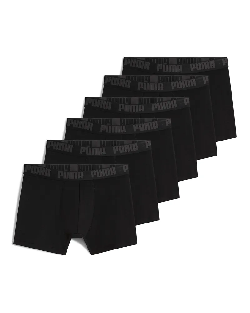 Puma Boxer in confezione da pezzi da uomo, Abbigliamento, Nero Black