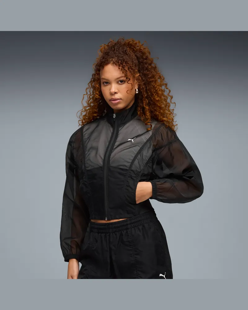 Puma Giacca oversize in tessuto Dare To da donna, Abbigliamento, Nero Black