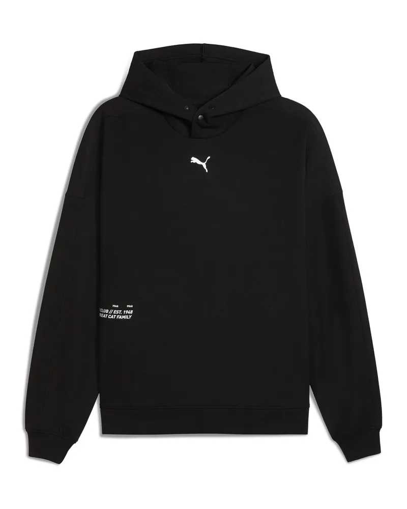 Puma Felpa con cappuccio RUN CLUB da uomo, Accessori, Nero Black