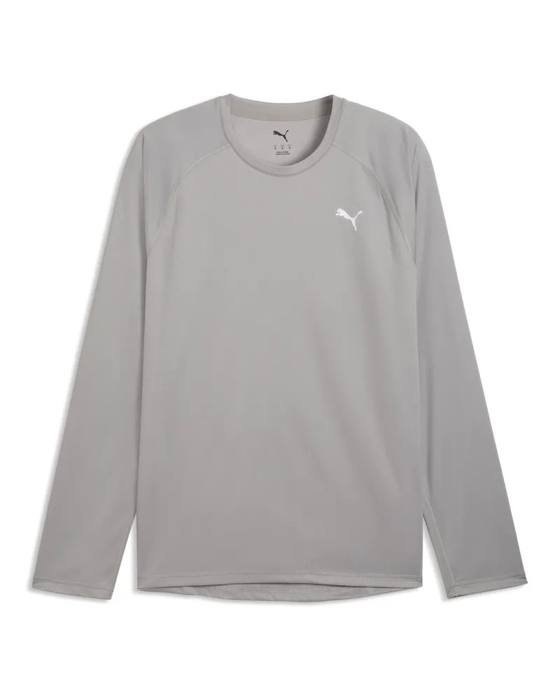 Puma T-shirt Training Essentials a maniche lunghe Performance Fit da uomo, Accessori, Grigio Gray
