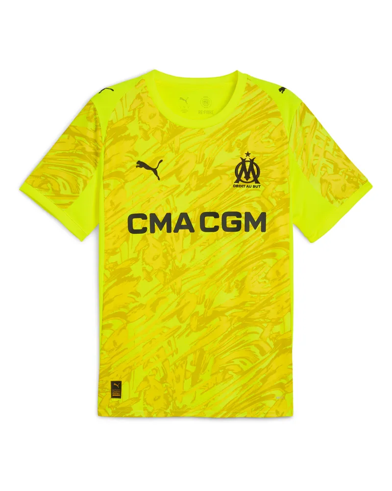 Puma Maglia da portiere Olympique de Marseille 25/26 da uomo, Accessori, Giallo Yellow