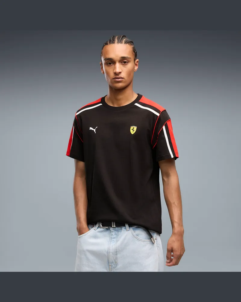 Puma T-shirt Ferrari MT7 da uomo, Accessori, Nero Black