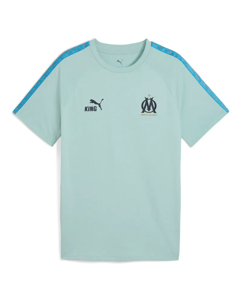 Puma T-shirt Olympique de Marseille KING da uomo, Accessori, Verde Green