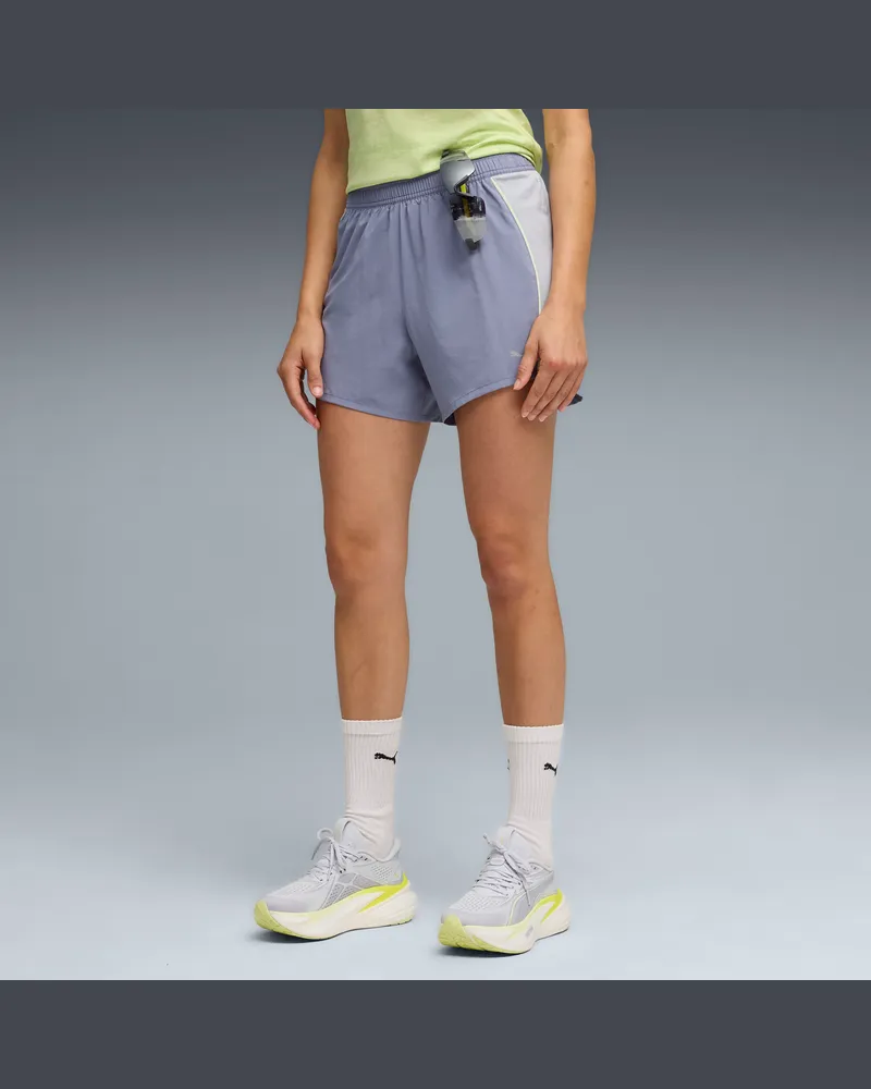 Puma Shorts da running VELOCITY 5" da donna, Abbigliamento, Grigio Gray