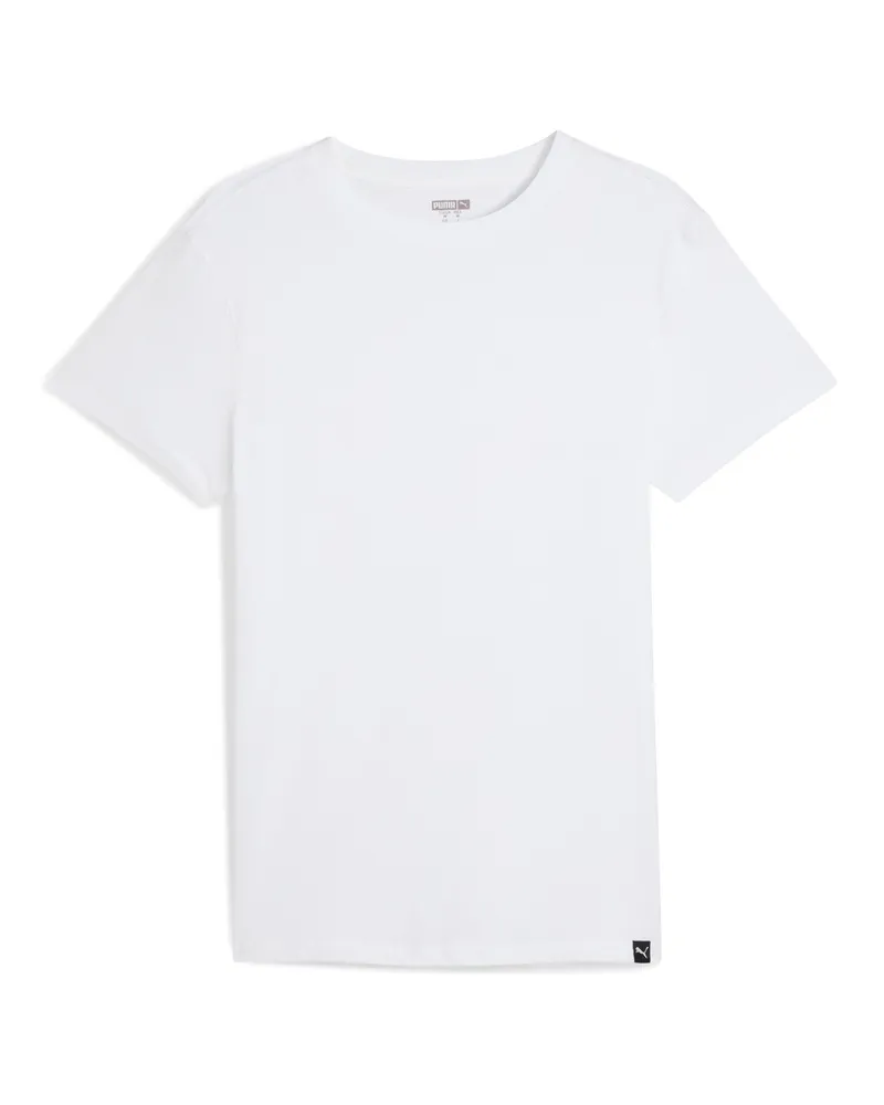 Puma T-shirt girocollo da uomo  (confezione da 2), Abbigliamento, Bianco White