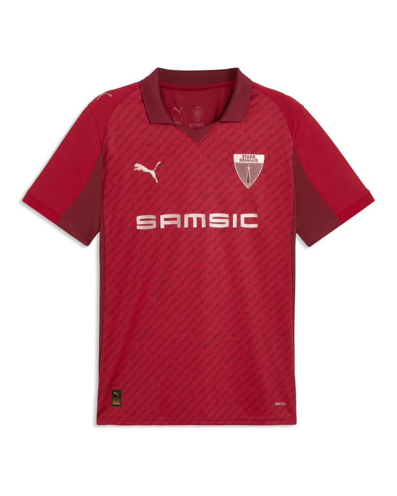 Puma Stade Rennais F.C. 24/25 Maglia 125° da uomo, Accessori, Rosso Red