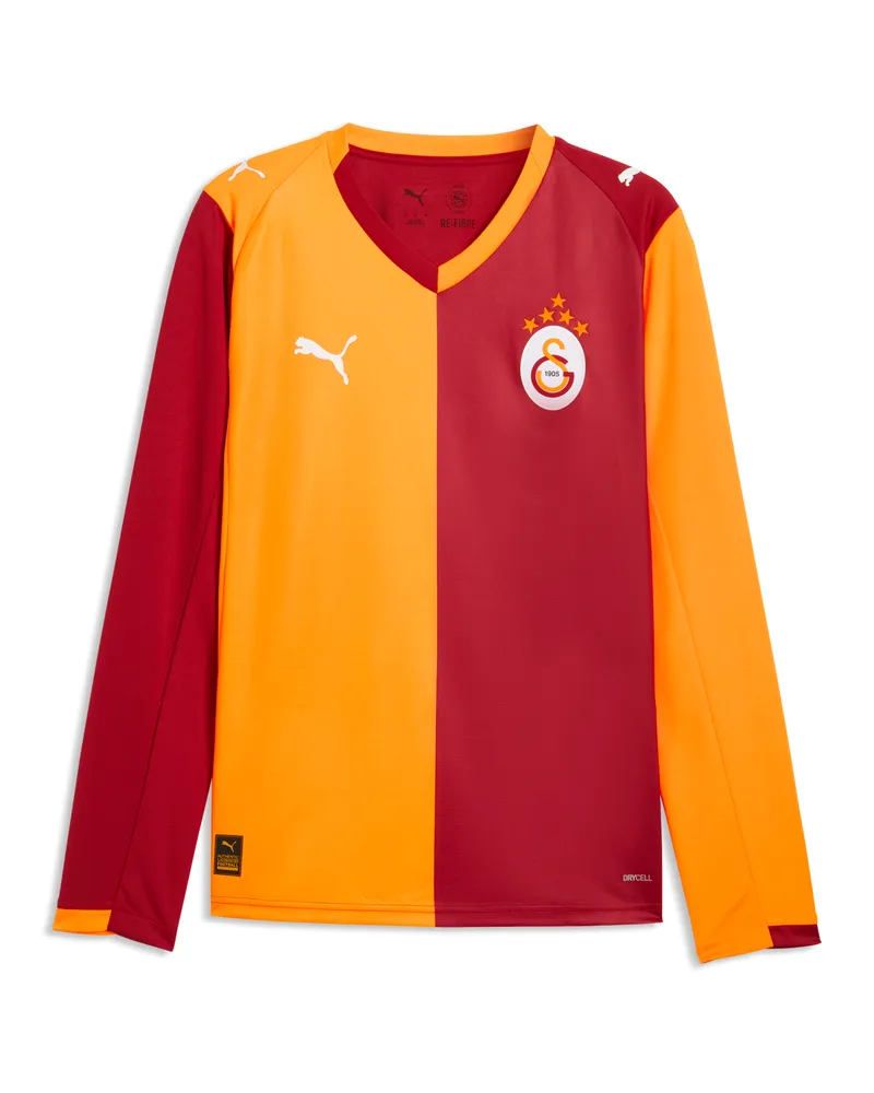 Puma Maglia gara Home a maniche lunghe Galatasaray SK da uomo, Accessori, Rosso Red