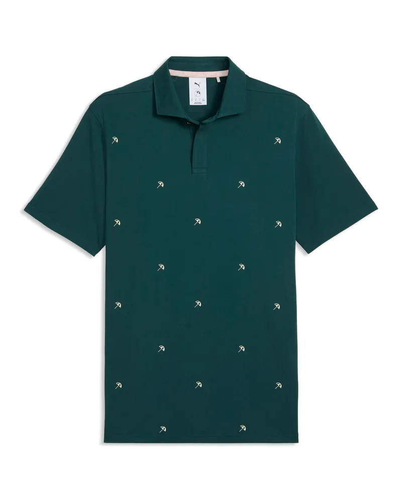Puma Polo  x ARNOLD PALMER Modalon Umbrella da uomo, Accessori, Verde Green