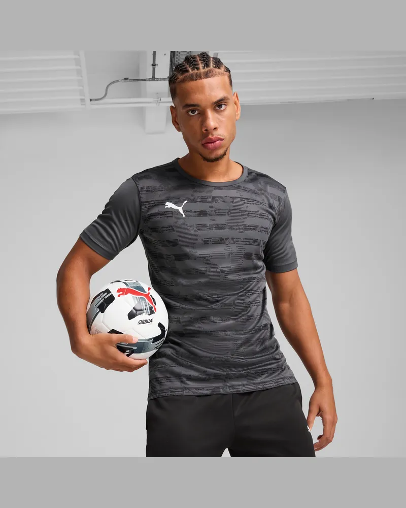 Puma Maglia grafica individualRISE da uomo, Abbigliamento, Grigio Gray