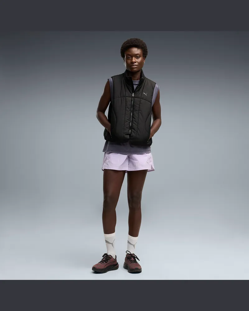Puma Shorts in tessuto Run Culture Collective T7 4" da donna, Abbigliamento, Viola Purple