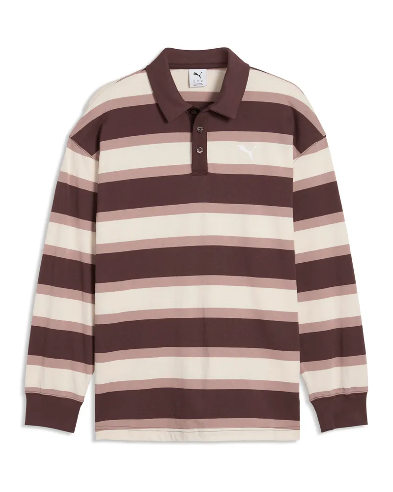 Puma Polo da rugby a maniche lunghe Wardrobe Essentials da uomo, Accessori, Bianco White