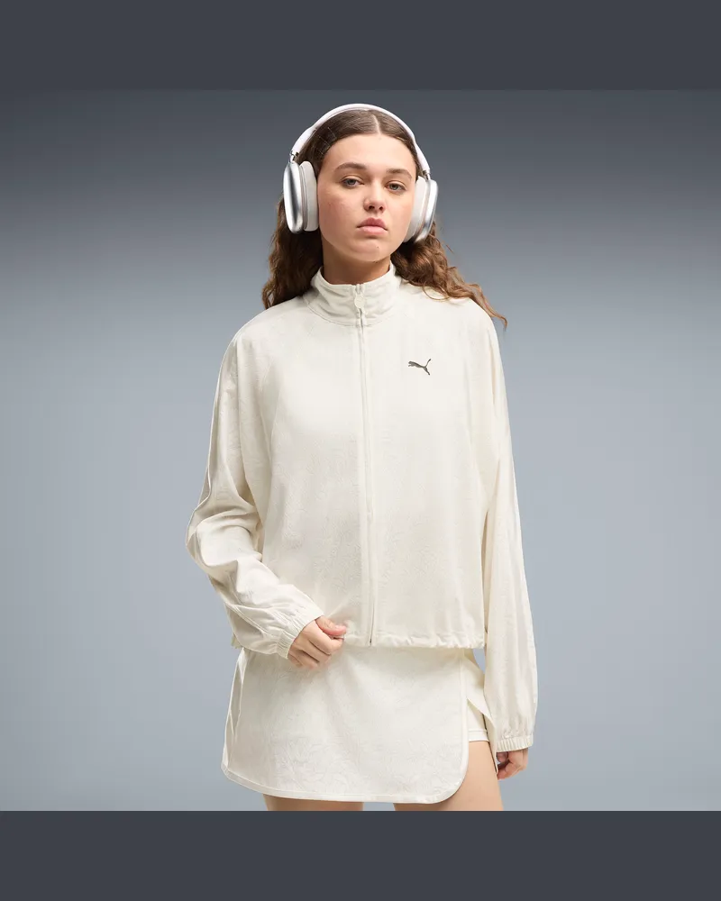 Puma Giacca sportiva Lace Pack T7 dal taglio morbido da donna, Abbigliamento, Bianco White
