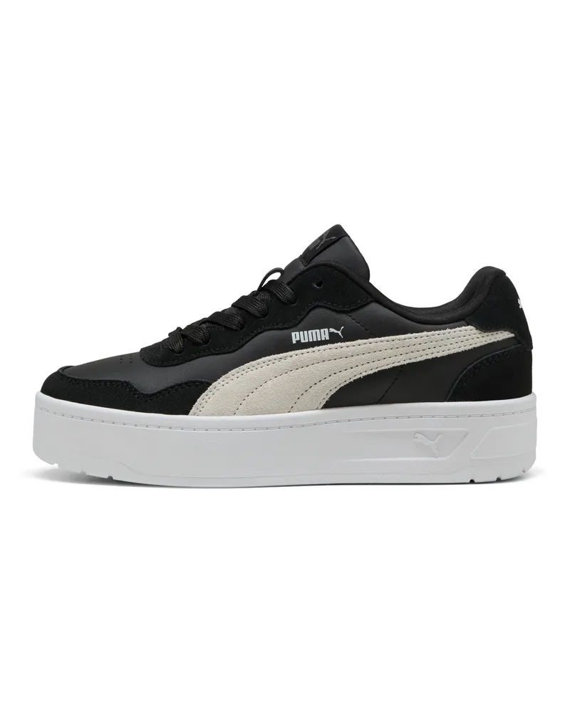 Puma Sneakers Court Lally Skye Sneakers in suede da donna, Scarpe, Nero Black