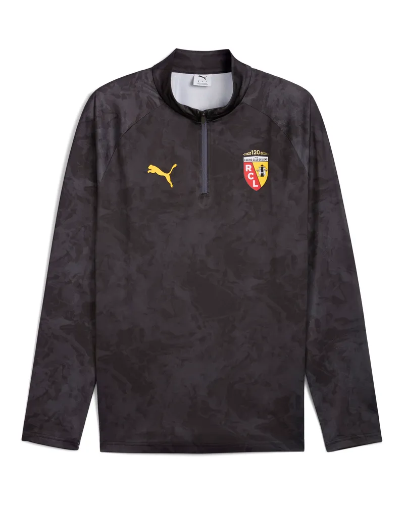 Puma Maglia pre-partita con zip corta RC Lens da uomo, Accessori, Grigio Gray