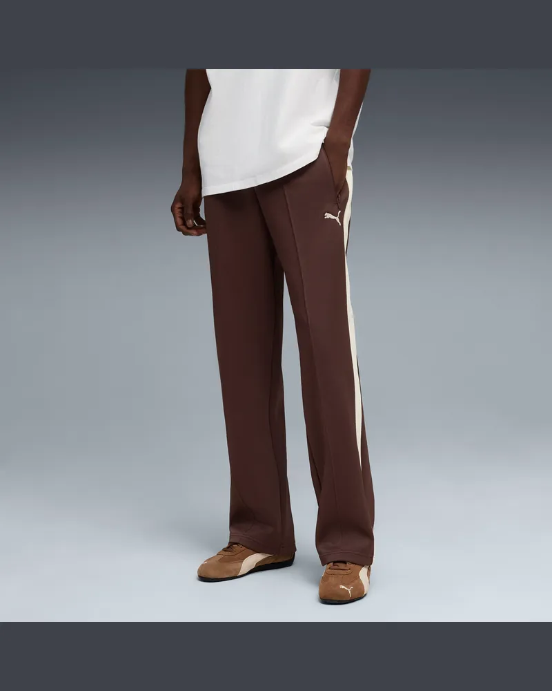 Puma Pantaloni da corsa T7 ALWAYS ON vestibilità comoda da uomo, Abbigliamento, Marrone Brown