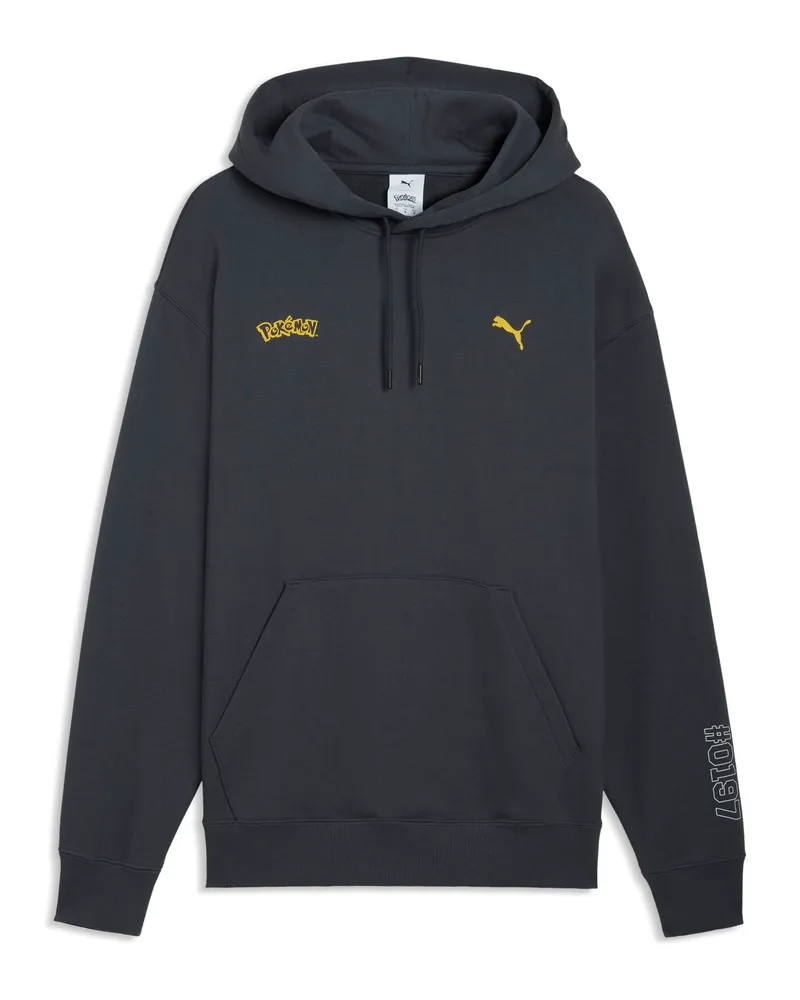 Puma Felpa con cappuccio e grafica  x POKÉMON dal taglio morbido da uomo, Accessori, Grigio Gray