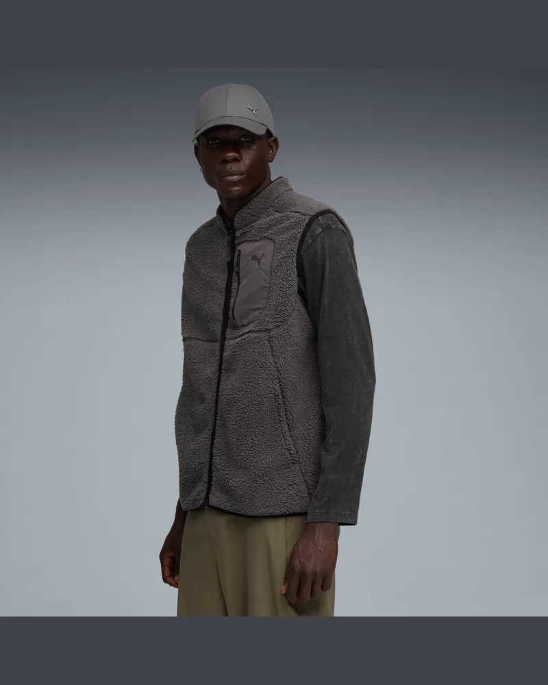 Puma Gilet invernale TECH da uomo, Abbigliamento, Grigio Gray