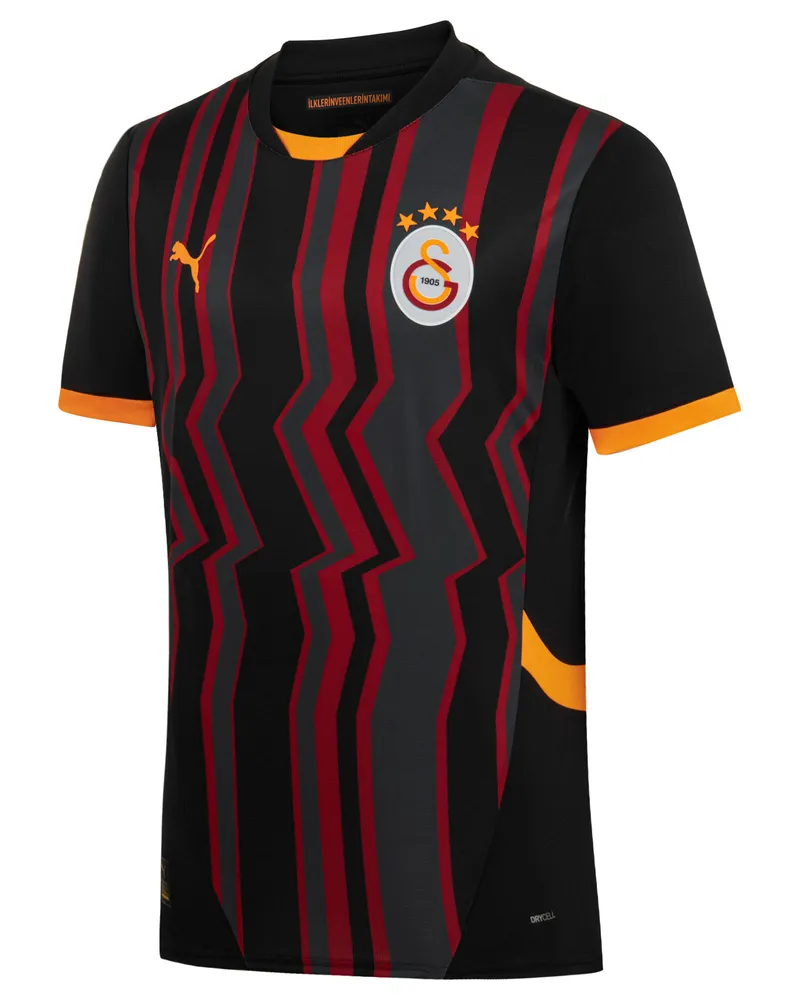 Puma Maglia gara Third Galatasaray SK 24/25 da uomo, Abbigliamento, Nero Black
