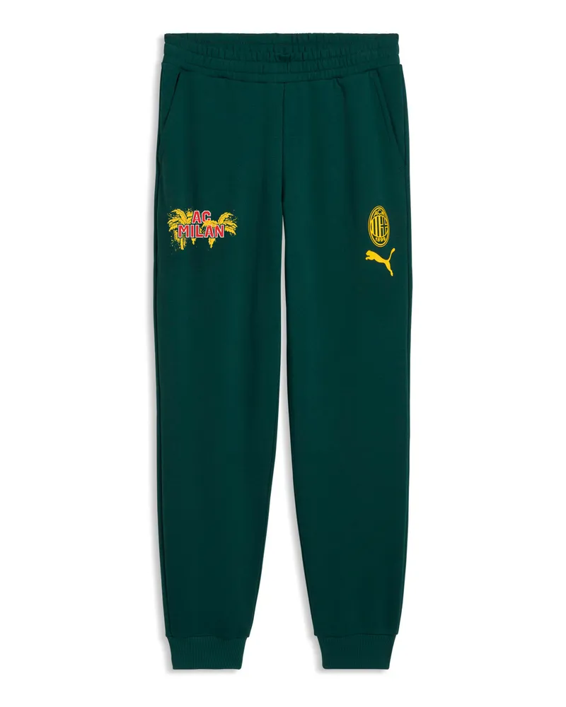 Puma Pantaloni della tuta AC Milan ftblCulture da uomo, Accessori, Verde Green