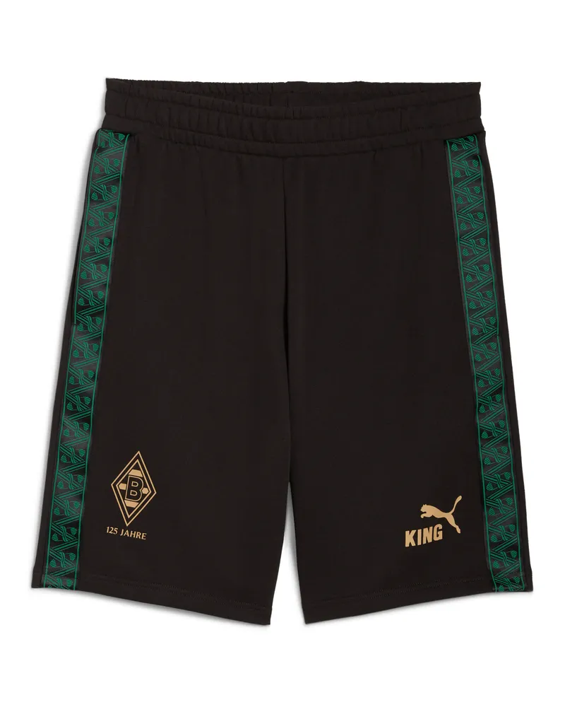 Puma Shorts Borussia Mönchengladbach KING da uomo, Accessori, Nero Black