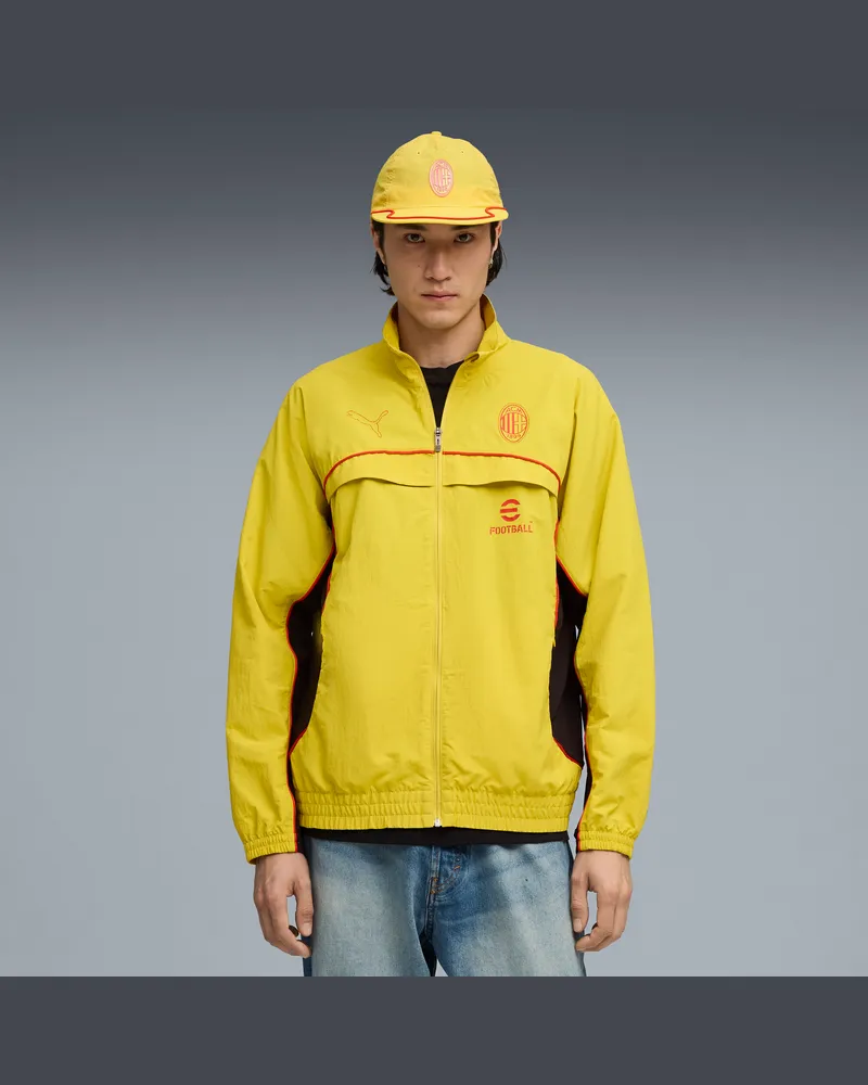 Puma Giacca AC Milan FtblStatement Cellerator da uomo, Abbigliamento, Giallo Yellow