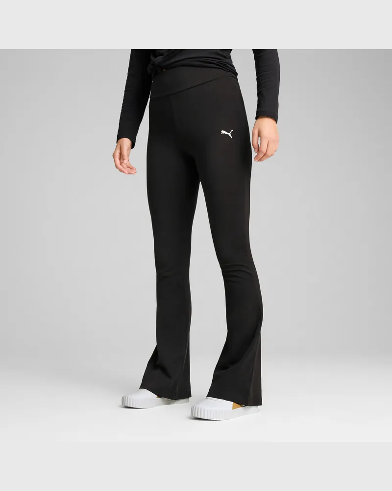 Puma Leggings a vita alta Essentials da donna, Abbigliamento, Nero Black