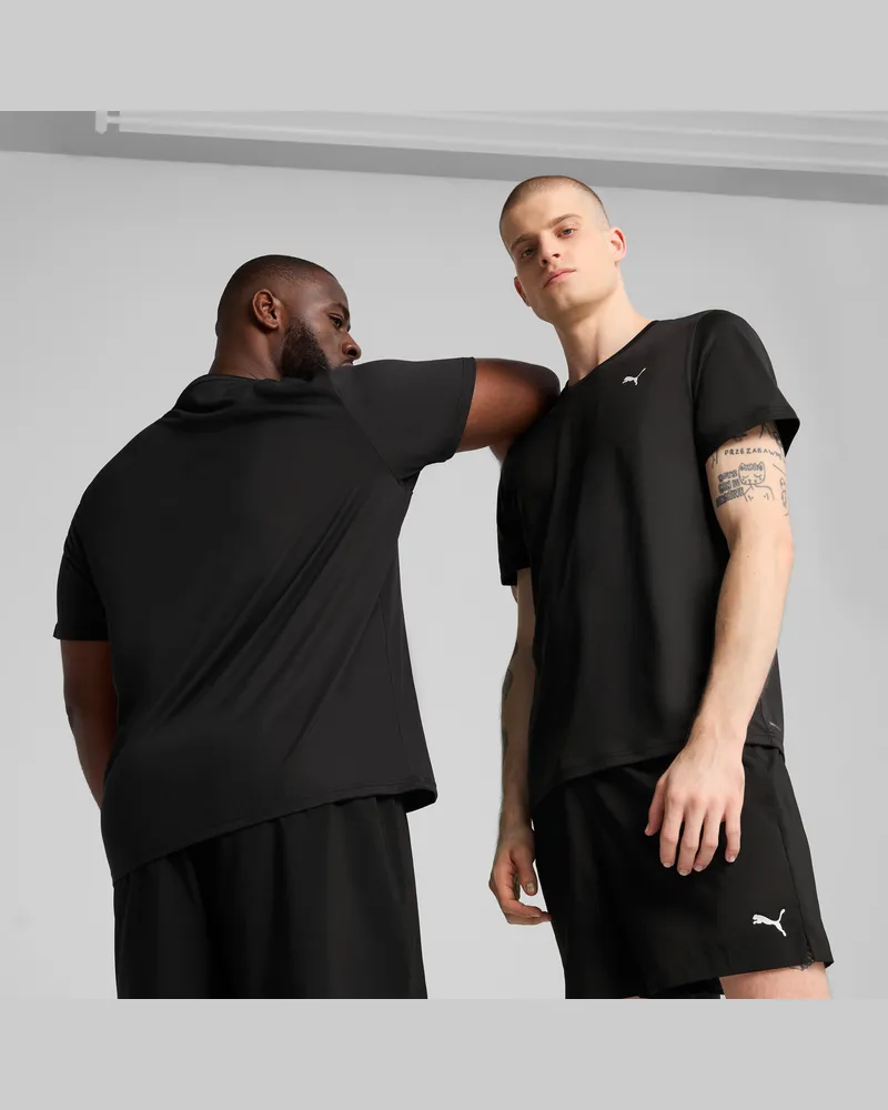 Puma T-shirt TAD ESSENTIALS Solid Cat da uomo, Abbigliamento, Nero Black