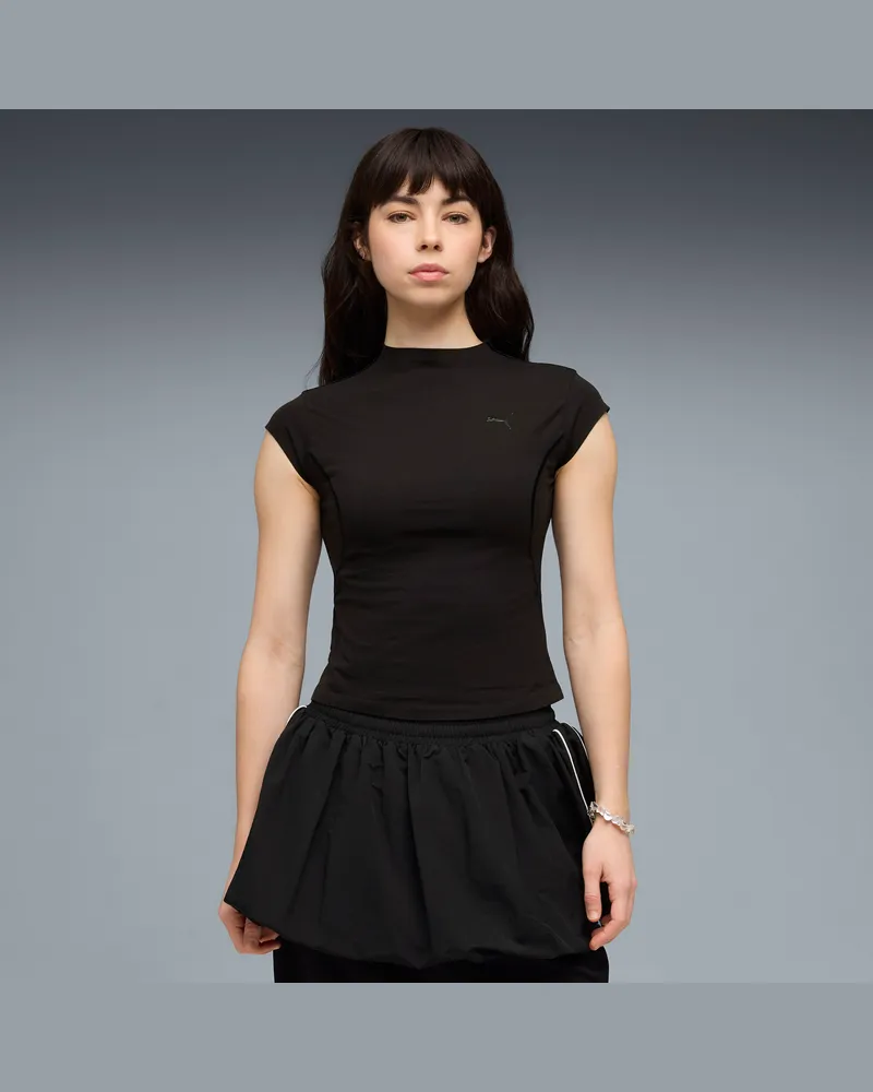 Puma T-shirt TECH SENSE dryCELL da donna, Abbigliamento, Nero Black