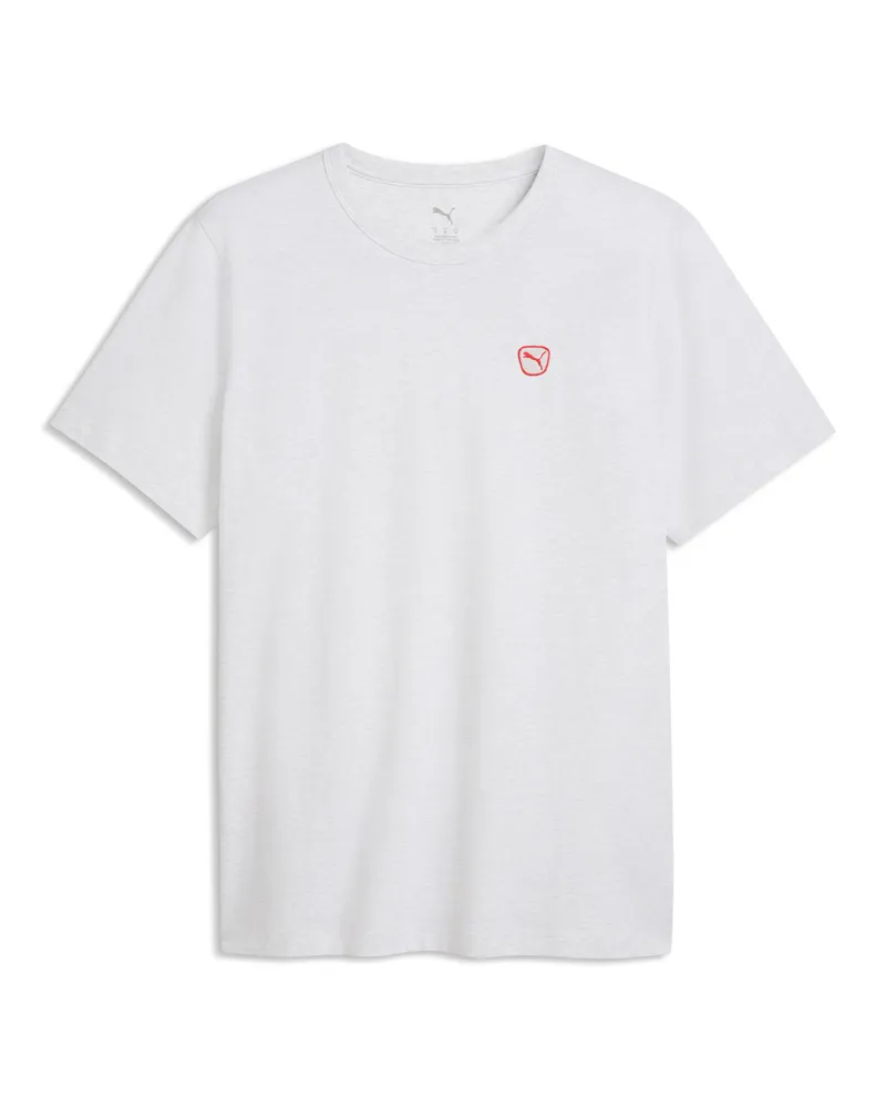 Puma T-shirt da uomo Essentials Elevated, Accessori, Bianco White