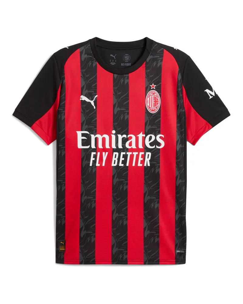 Puma Maglia gara Home AC Milan 25/26 da uomo, Accessori, Rosso Red