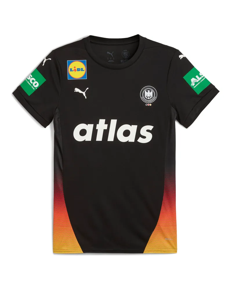Puma Maglia gara Away Federazione tedesca di pallamano 2026 da donna, Accessori, Nero Black