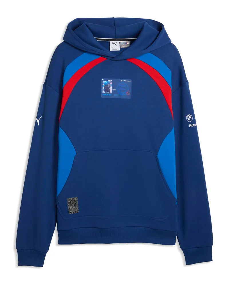 Puma Felpa con cappuccio BMW M MOTORSPORT Lifestyle dal taglio morbido da uomo, Accessori, Blu Blue