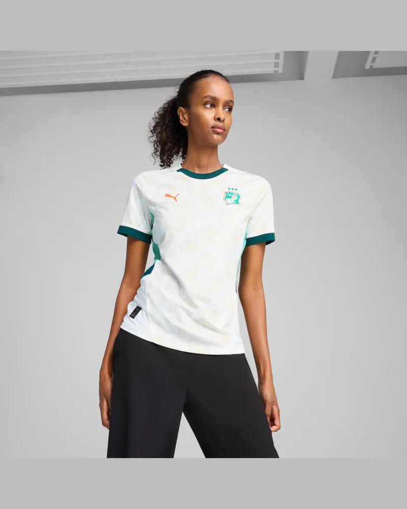 Puma Maglia Away Costa d’Avorio 2025 da donna, Abbigliamento, Bianco White