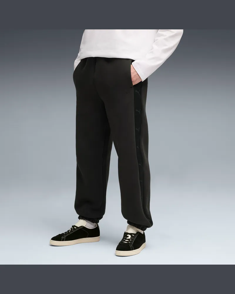 Puma Pantaloni sportivi T7 da uomo, Abbigliamento, Nero Black