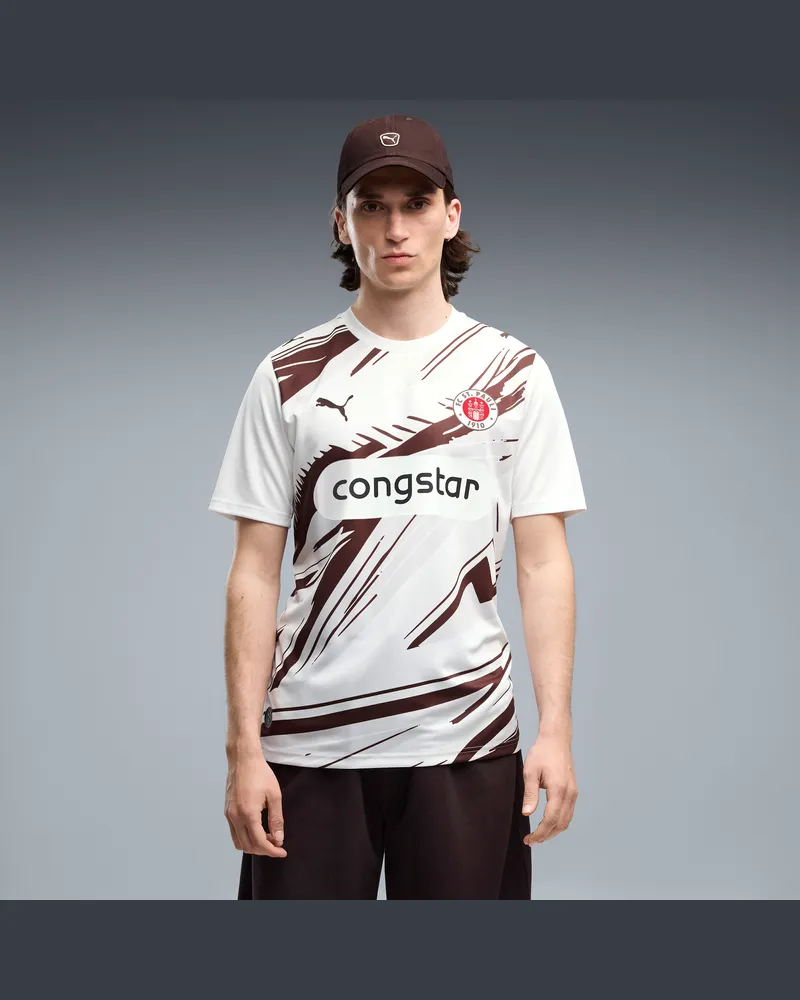 Puma Maglia Away FC St. Pauli 26/27 da uomo, Abbigliamento, Bianco White