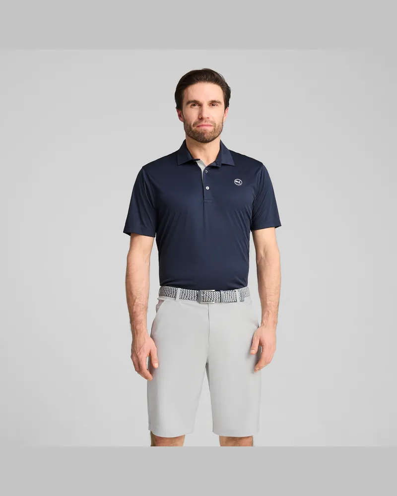 Puma Polo da golf Pure 2.0 da uomo, Abbigliamento, Blu Blue