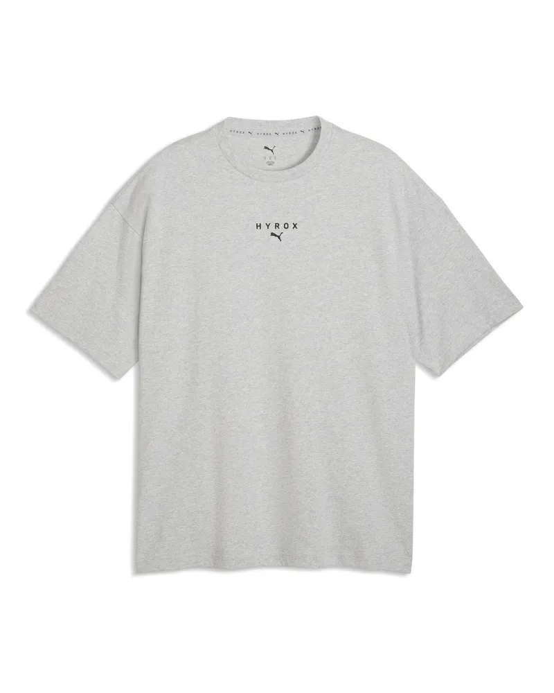 Puma T-shirt oversize x HYROX Lifestyle da uomo, Accessori, Grigio Gray