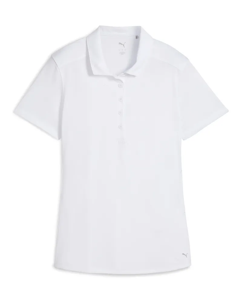 Puma Polo a maniche corte Pure 2.0 da donna, Abbigliamento, Bianco White