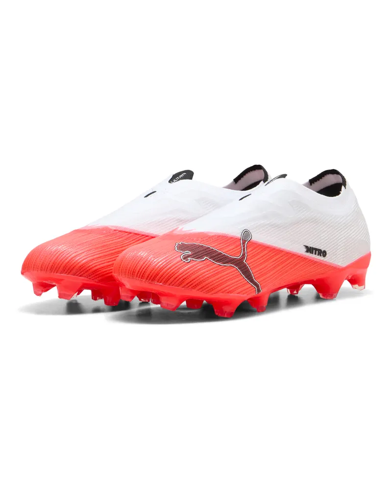 Puma Scarpe da calcio senza lacci ULTRA NITRO™ 7 MATCH+ FG/AG unisex, Accessori, Rosso Red