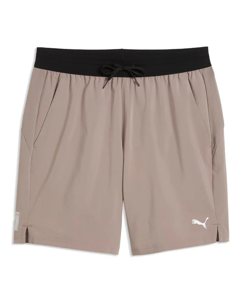 Puma Shorts in tessuto PWRTRAIN 7” da uomo, Accessori, Beige Beige