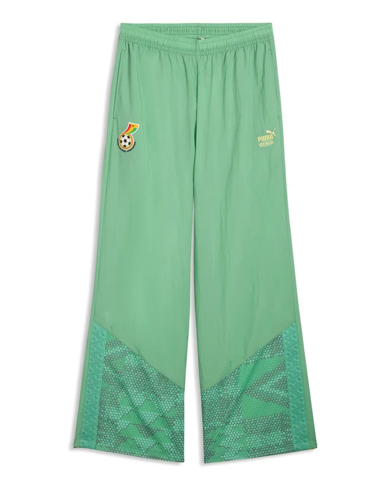 Puma Pantaloni sportivi  x GHANA x SALEHE BEMBURY KING da uomo, Accessori, Verde Green