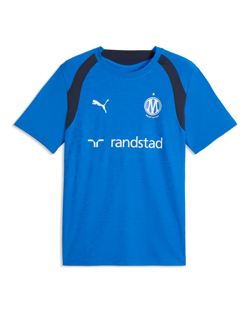 Puma Maglia da training Olympique de Marseille da uomo, Accessori, Blu Blue