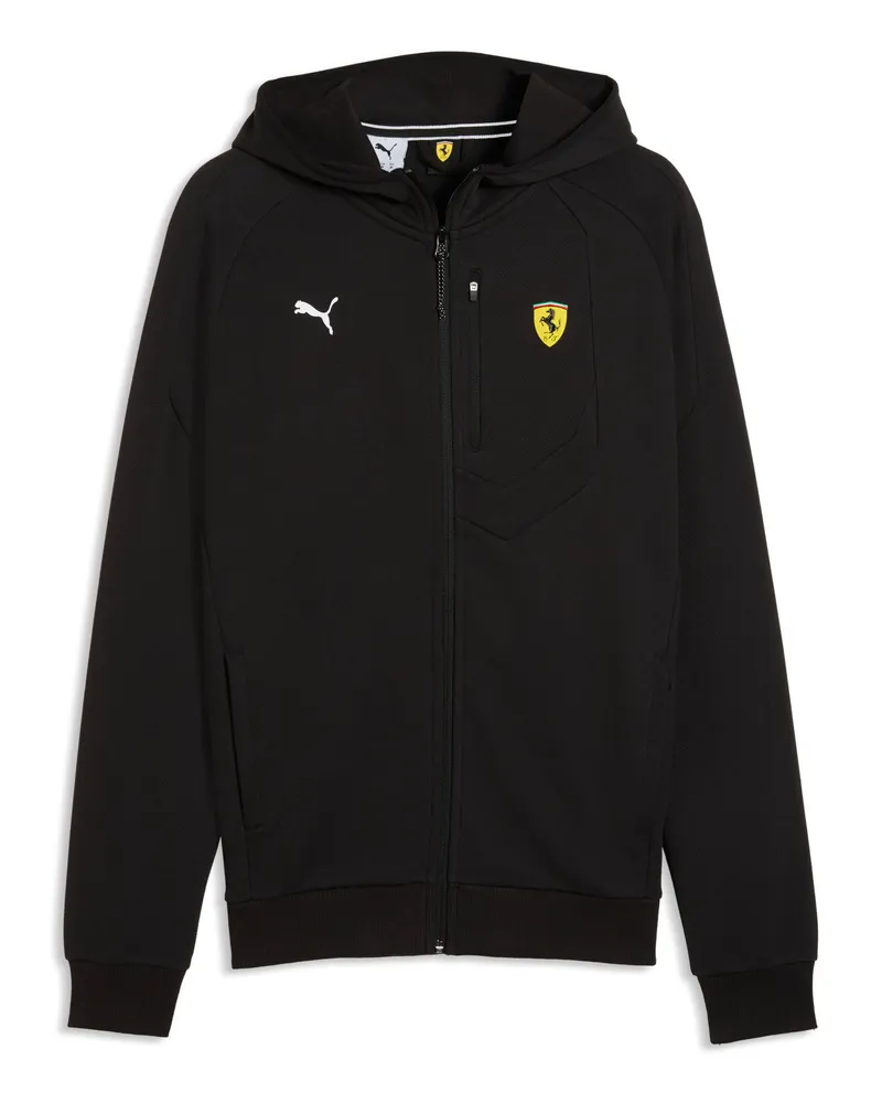 Puma Giacca felpata Scuderia Ferrari da uomo, Accessori, Nero Black