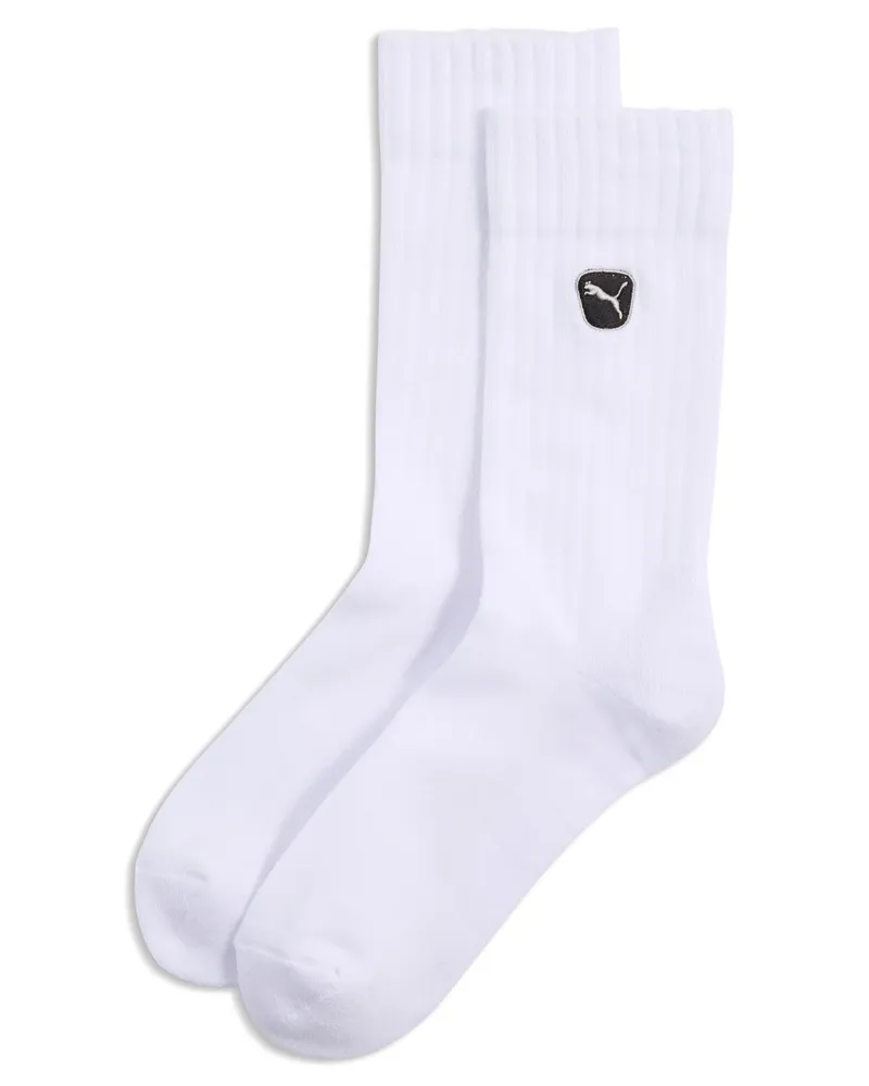 Puma Calze a metà polpaccio unisex (confezione singola), Abbigliamento, Bianco White