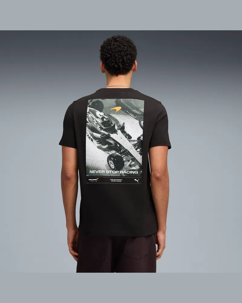 Puma T-shirt con grafica McLAREN RACING da uomo, Abbigliamento, Nero Black